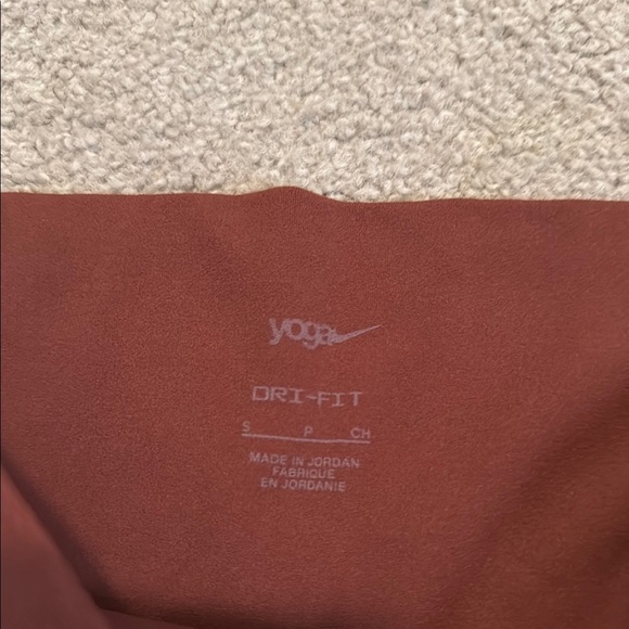 Nike Yoga Dri-FIT Shorts in Rust - Picture 2 of 5